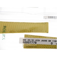 Rolex Daytona Beach cinturino giallo 75/65mm nuovo B213-539-Q1